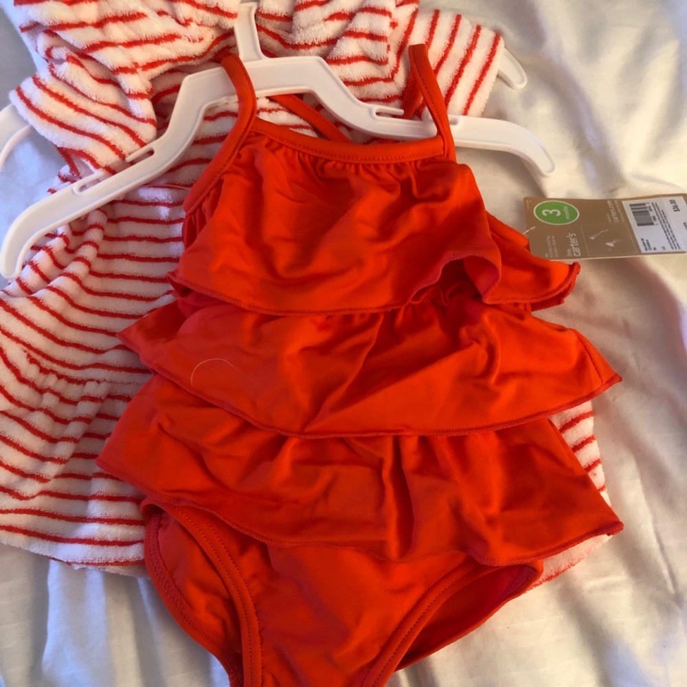 Bathing suit and cover up